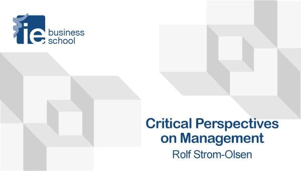 Critical Perspectives on Management (Coursera)