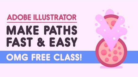 Adobe Illustrator: Make Paths Fast & Easy (Skillshare)