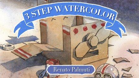3 Step Watercolor: painting with layered washes (Skillshare)