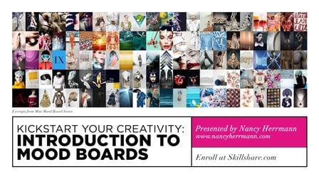 Kickstart your Creativity: Introduction to Mood Boards (Skillshare)