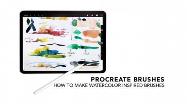 How To Make Procreate Watercolor Brushes (Skillshare)