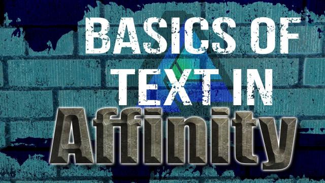 Basics of Text In Affinity Designer (Skillshare)