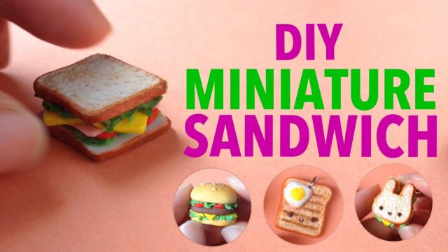 DIY | Clay Sculpting : Create Your Own Mini Sandwich ( Easy! ) (Skillshare)