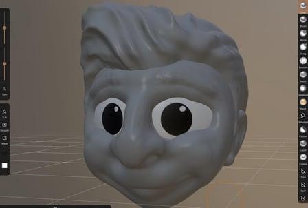 3D Modeling a Cartoon Head in Nomad Sculpt (Skillshare)