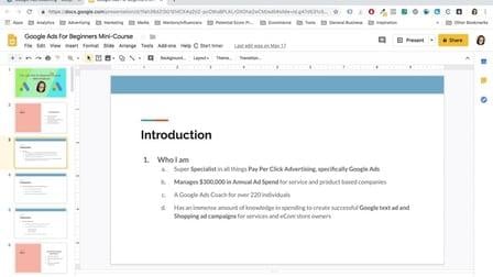 Google Ads (Adwords) Crash Course From A Professional Ads Specialist (Skillshare)
