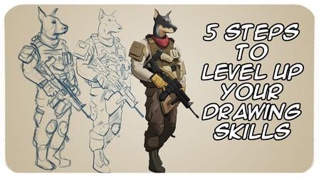 5 Steps to Level Up Your Drawing Skills (Skillshare)