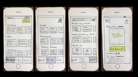 Making a Paper Prototype for a Mobile App (Skillshare)
