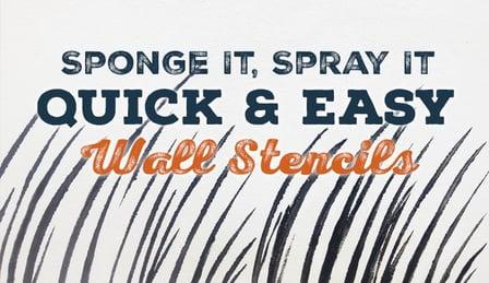 Sponge It, Spray It! Quick, Easy Wall Stencils (Skillshare)