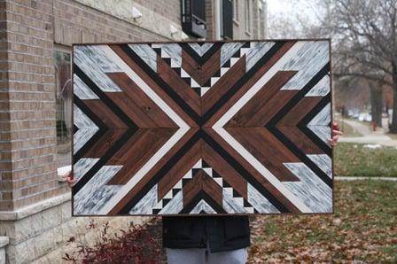 Geometric Wood Wall Hanging (Skillshare)