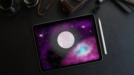 Add Textures To Your Artwork In Procreate: How To Draw a Galaxy (Skillshare)