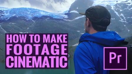 How To Make Footage Cinematic In Premiere Pro CC For Beginners (Skillshare)