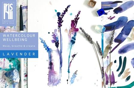 Watercolour Wellbeing: Move, Breathe & Create - Lavender (Skillshare)