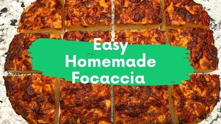 Easy Homemade Focaccia Bread With Option To Make Focaccia Pizza (Skillshare)