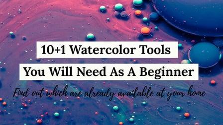 Super Easy Watercolors #0- The Beginner's Guide to Affordable Tools and Materials (Skillshare)