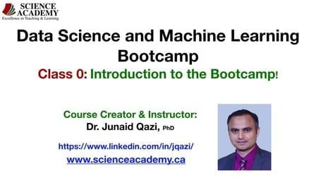 Introduction -- Data Science and Machine Learning using Python - A Bootcamp (Skillshare)