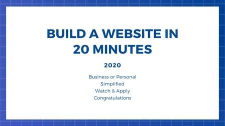 Create & Build a Website in 20 Minutes (Skillshare)