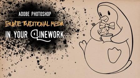 Photoshop: Emulate Traditional Media in Your Linework (Skillshare)