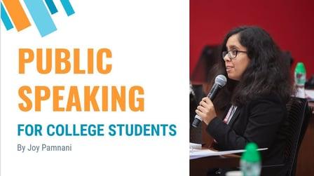 Public Speaking for College Students (Skillshare)