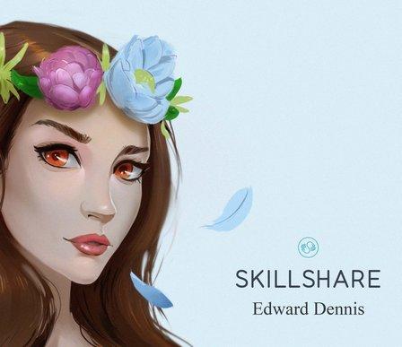 How to draw a face: Digital (Skillshare)