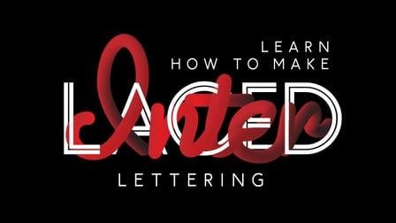 Digital Lettering : Interlaced Lettering In Photoshop (Skillshare)