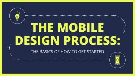 The mobile design process: The basics of how to get started (Skillshare)