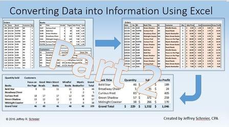 Converting Data into Information Using Excel - Part 2 (Skillshare)