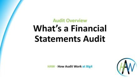 Financial Statements Audit Planning Phase - Overview (Skillshare)