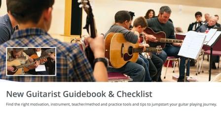 New Guitarist Guidebook & Checklist (Skillshare)