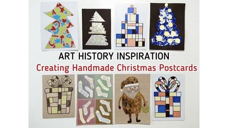 ART HISTORY INSPIRATION: Creating Handmade Christmas Postcards (Skillshare)