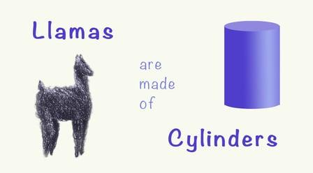 Llamas are made of Cylinders (FREE CLASS) (Skillshare)