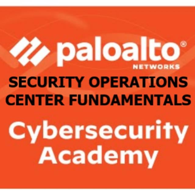 Palo Alto Networks Security Operations Fundamentals (Coursera)
