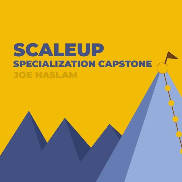 Scale Up Specialization Capstone (Coursera)