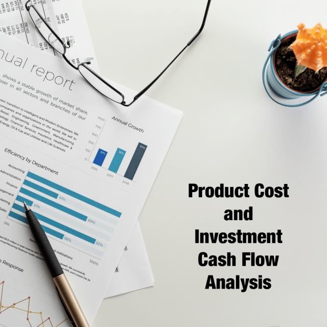 Product Cost and Investment Cash Flow Analysis (Coursera)