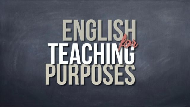 English for Teaching Purposes (Coursera)