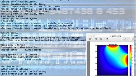 High Performance Scientific Computing (Coursera)