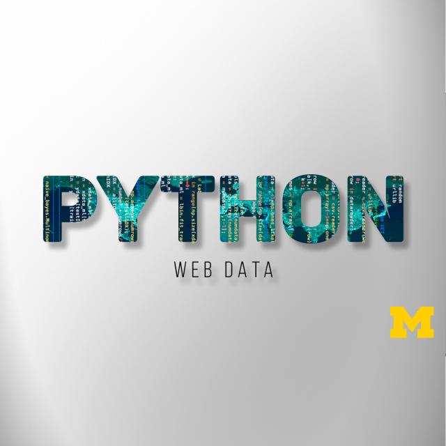 Using Python to Access Web Data (Coursera)