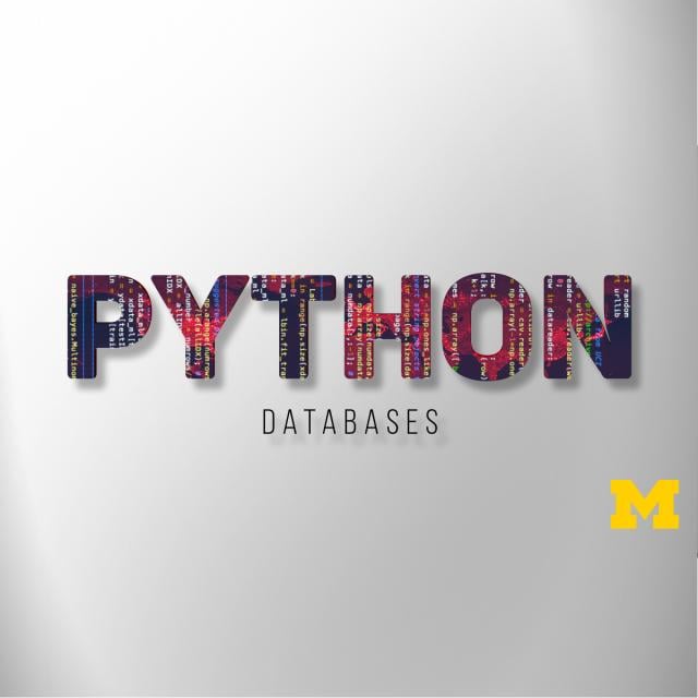 Using Databases with Python (Coursera)