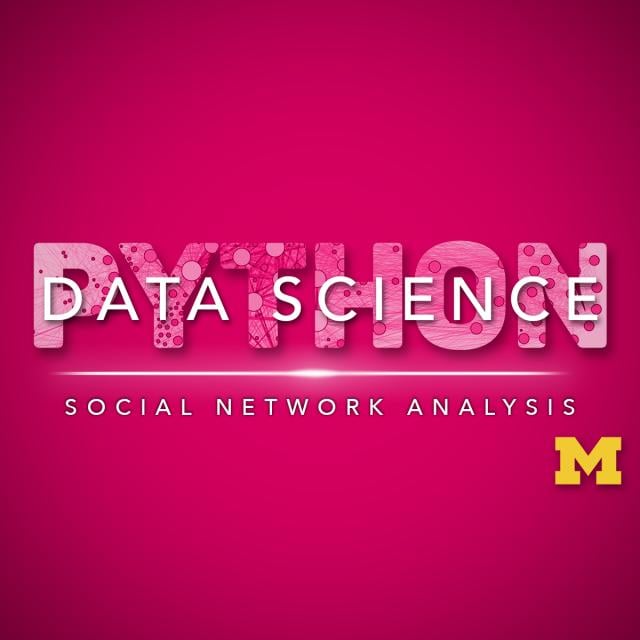 Applied Social Network Analysis in Python (Coursera)