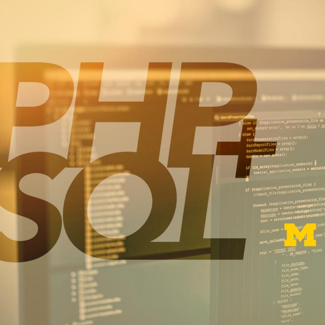 Building Database Applications in PHP (Coursera)